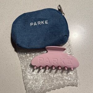 Parke Sprinkle Hair Clip with Denim Pouch